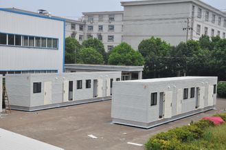 China Mobile Modern Modular Homes Prefabricated Homes White One Layer House supplier