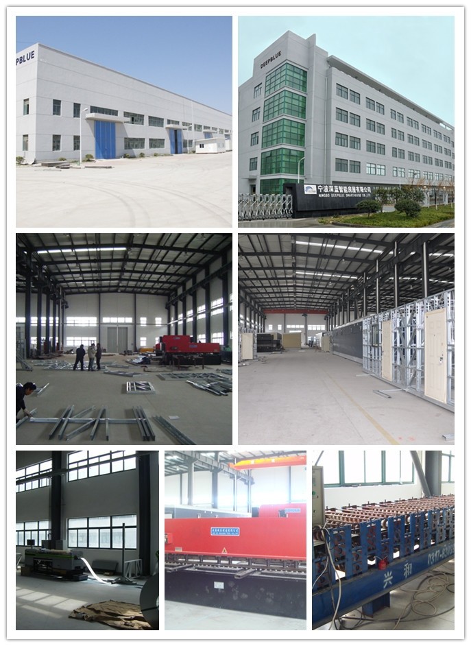 Fireproof Light Steel Frame Metal Car Shed With Steel Sheet Cladding