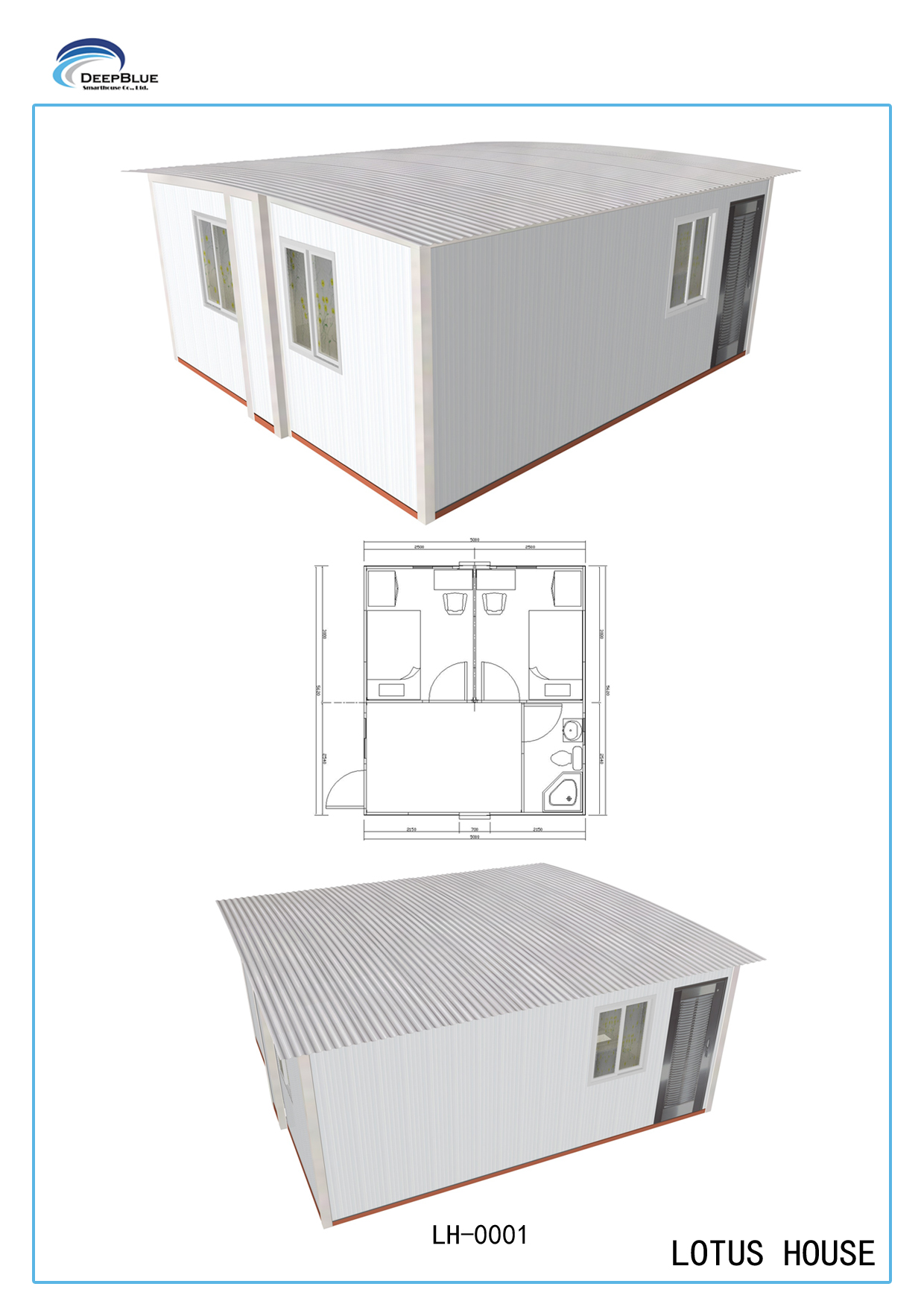 Portable Emergency Shelter Modular Quick Assemble Foldable House